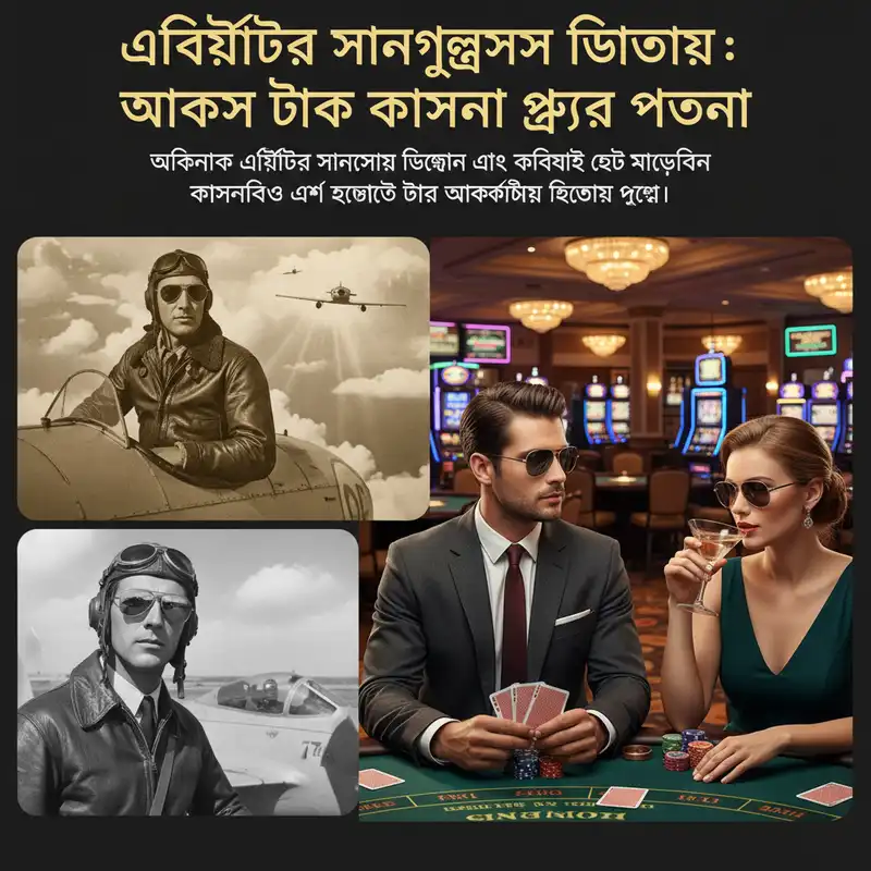 History of Aviator Sunglasses in Casino Setting